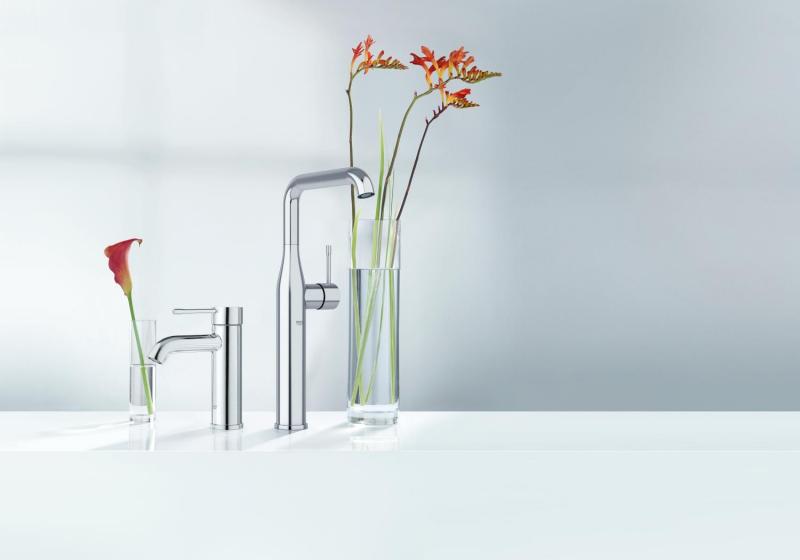 Grohe Essence New h&aring;ndvaskarmatur u/bundventil - Poleret warm sunset
