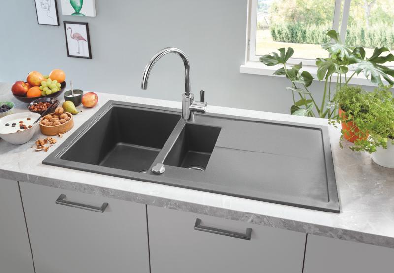 Grohe NEW Eurosmart k&oslash;kkenarmatur - Krom