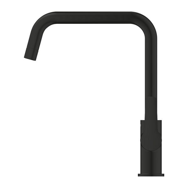 Grohe Start k&oslash;kkenarmatur m/svingtud - Mat sort