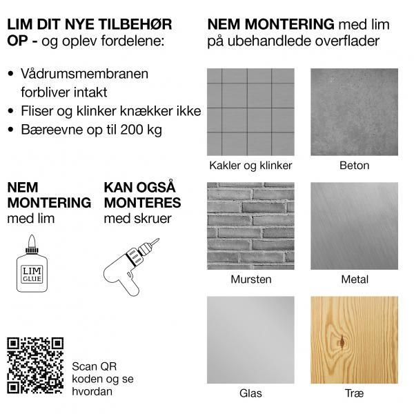 Pressalit Style toiletbørste t/væg eller gulv - Mat sort Pressalit Style toiletbørste t/væg eller gulv - Mat sort