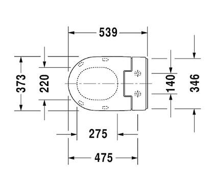 Duravit Me by Starck rimless komplet pakke inkl. SensoWash Slim bidets&aelig;de og Grohe SLX cisterne