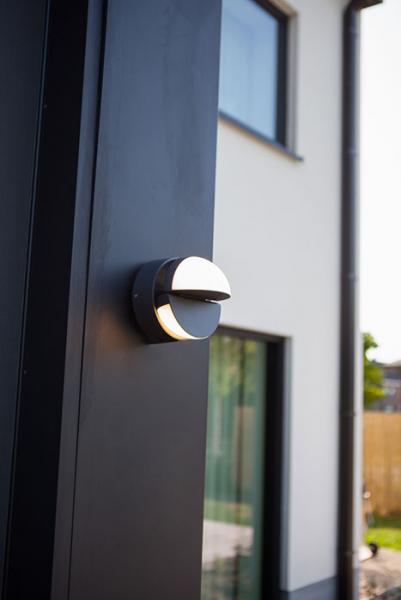 Lutec Architectural Eklips udendørs væglampe Lutec Architectural Eklips udendørs væglampe