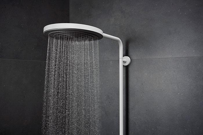 hansgrohe Pulsify S Puro & Tecturis komplet pakke til badev&aelig;relset - Mat hvid