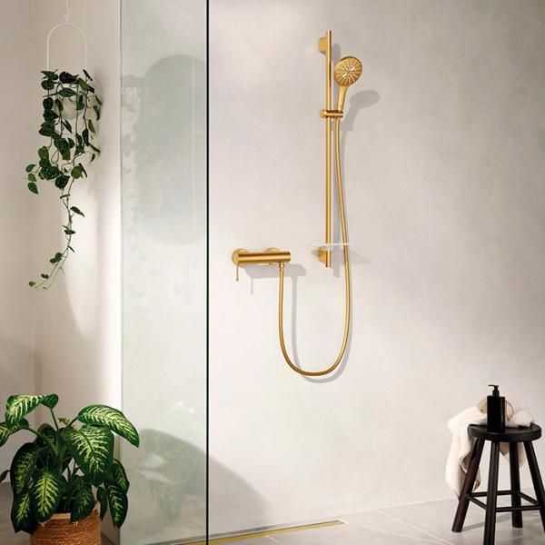 Grohe Essence komplet pakke til badeværelset - Børstet Cool Sunrise Grohe Essence komplet pakke til badeværelset - Børstet Cool Sunrise