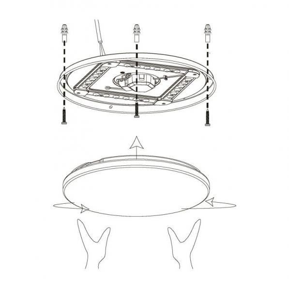 Eglo Marunella v&aelig;g- og loftslampe
