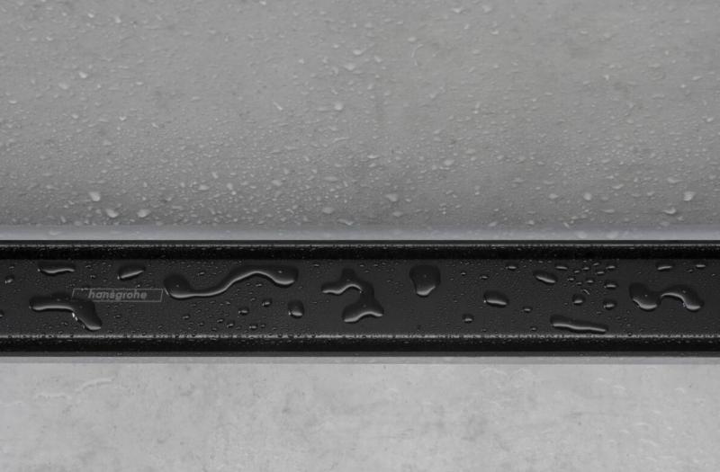 Hansgrohe RainDrain Match Kappes&aelig;t - 80 cm - Mat sort