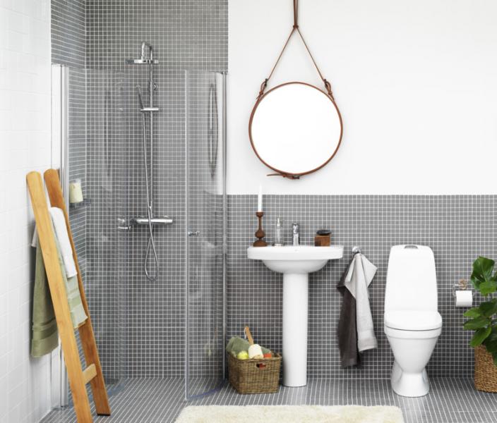 Gustavsberg Nautic toilet 5500L m/skjult S-l&aring;s