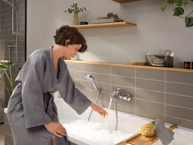 Hansgrohe Rebris E armatur til kar/brus - Krom Hansgrohe Rebris E armatur til kar/brus - Krom