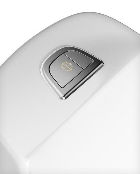 Gustavsberg Nautic 1500 toilet m/Hygienic Flush, C+ og s&aelig;de